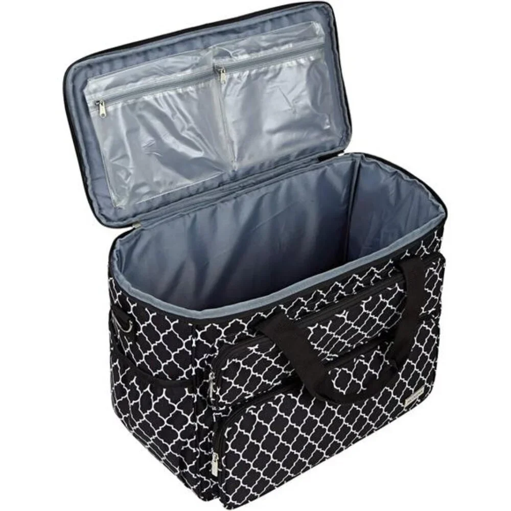 Sewing Machine Carrying Case, Universal Travel Tote Bag with Shoulder strap